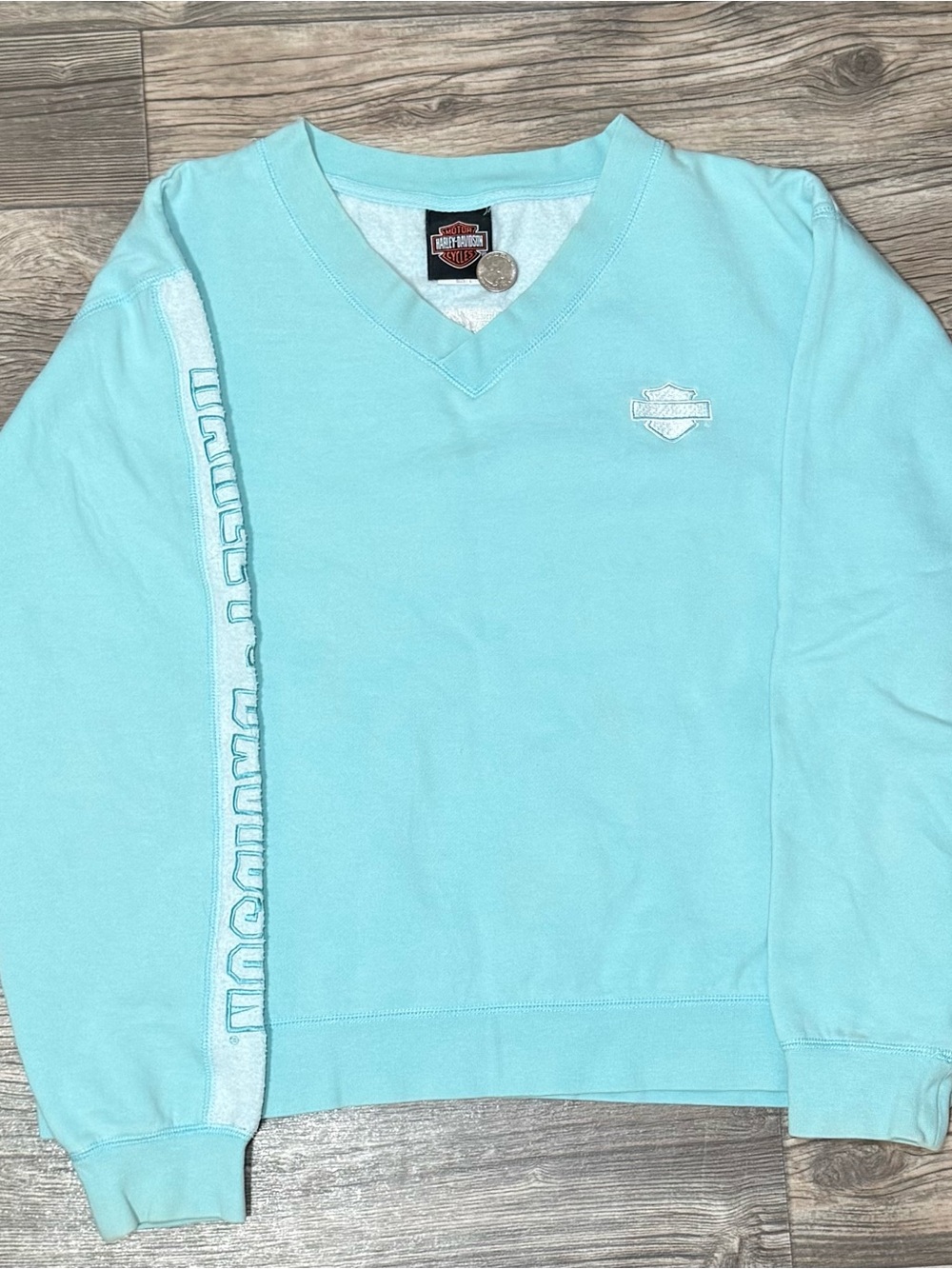 Harley-Davidson Southern Thunder Horn Lake MS V-Neck Sweatshirt